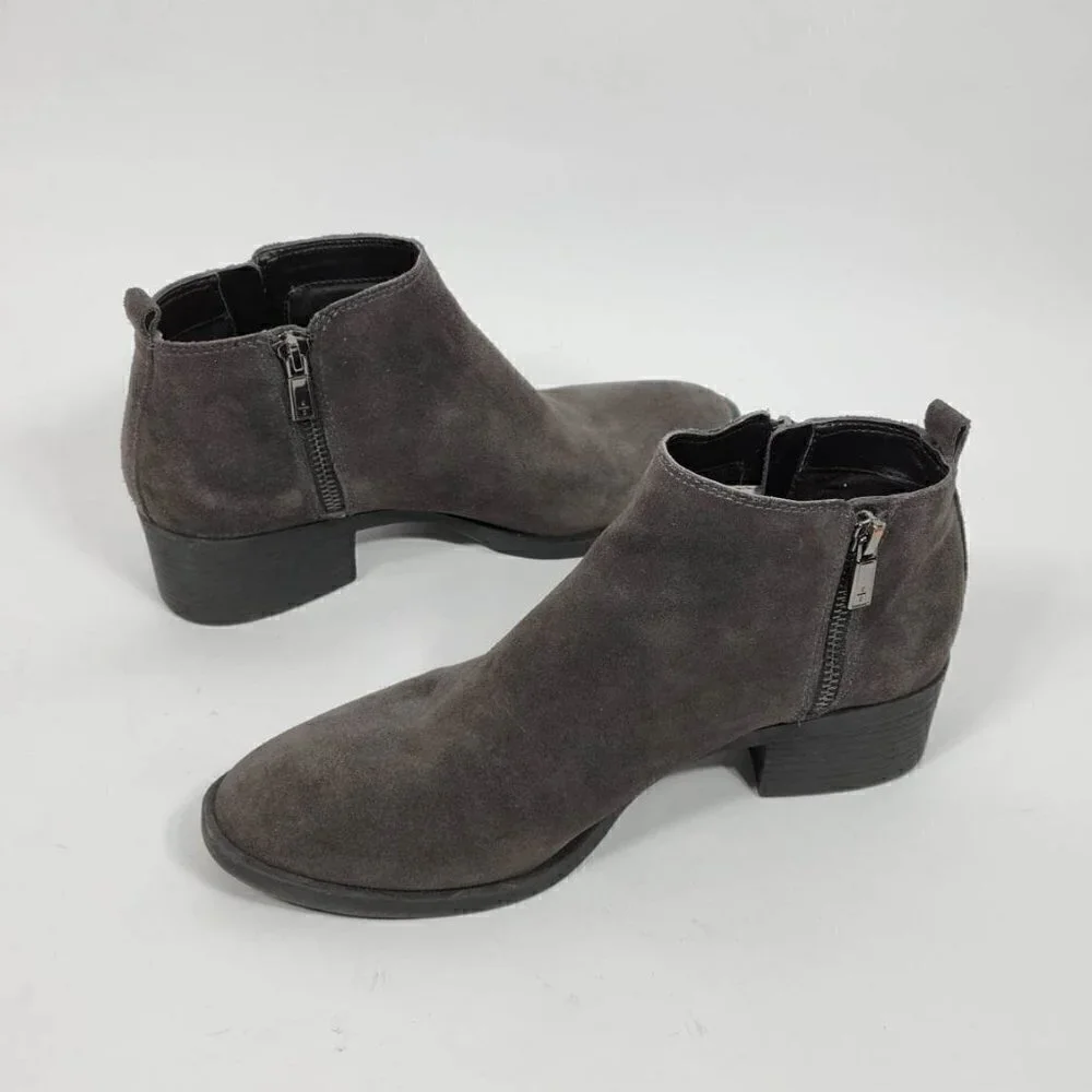 Kenneth Cole New York Suede Grey Boots #161 Size 8